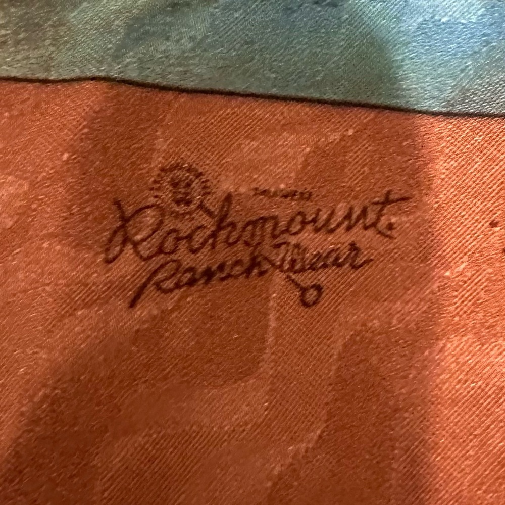 💯% Silk ROCKMOUNT RANCH WEAR 2002 SILK SCARF DIAMOND BUCK #4121 Limited Edition - Picture 3 of 10